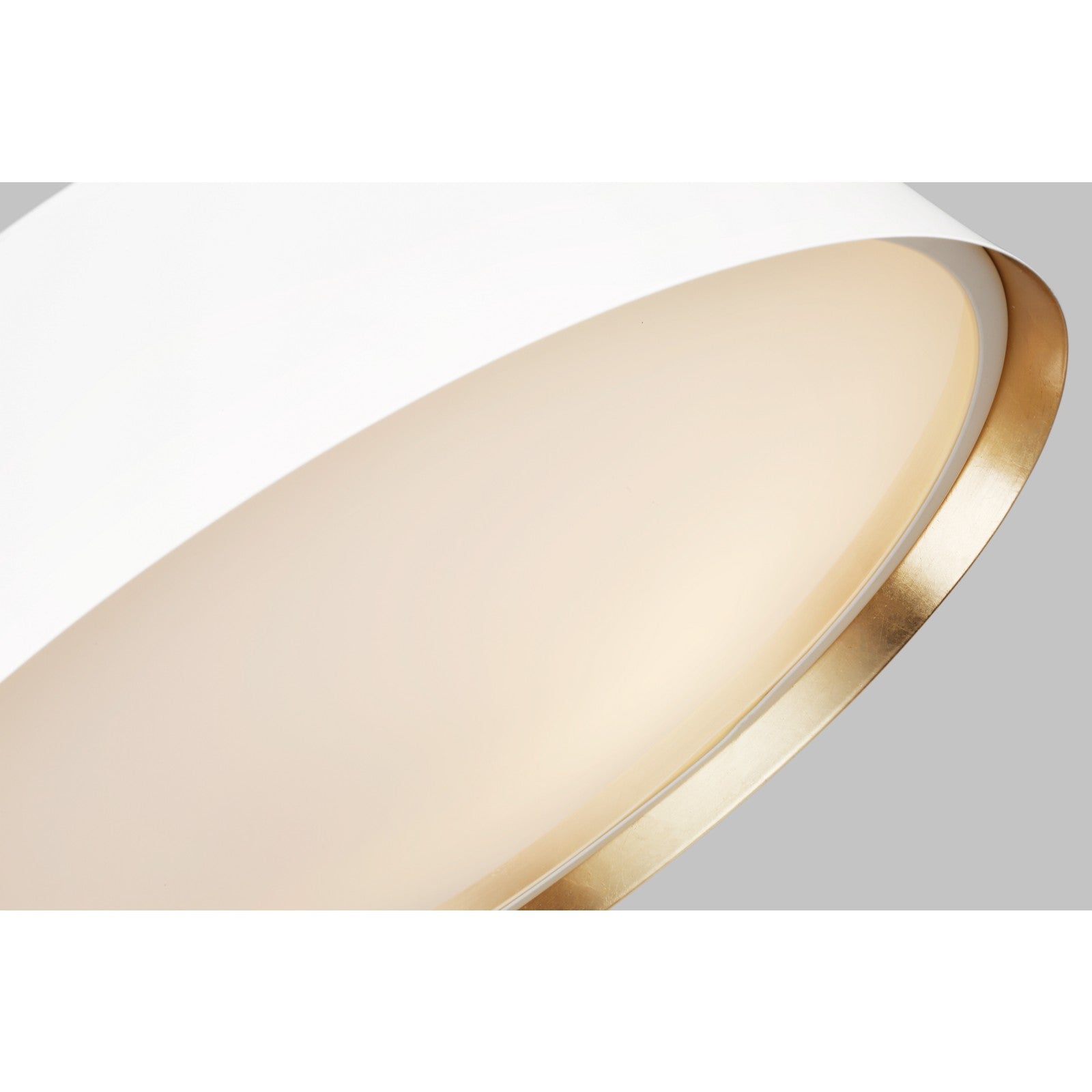 Asher Large Flush Mount Matte White - Visual Comfort Ceiling Lights