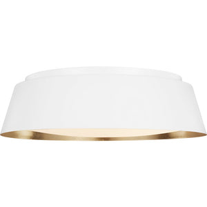 Asher Large Flush Mount Matte White - Visual Comfort Ceiling Lights
