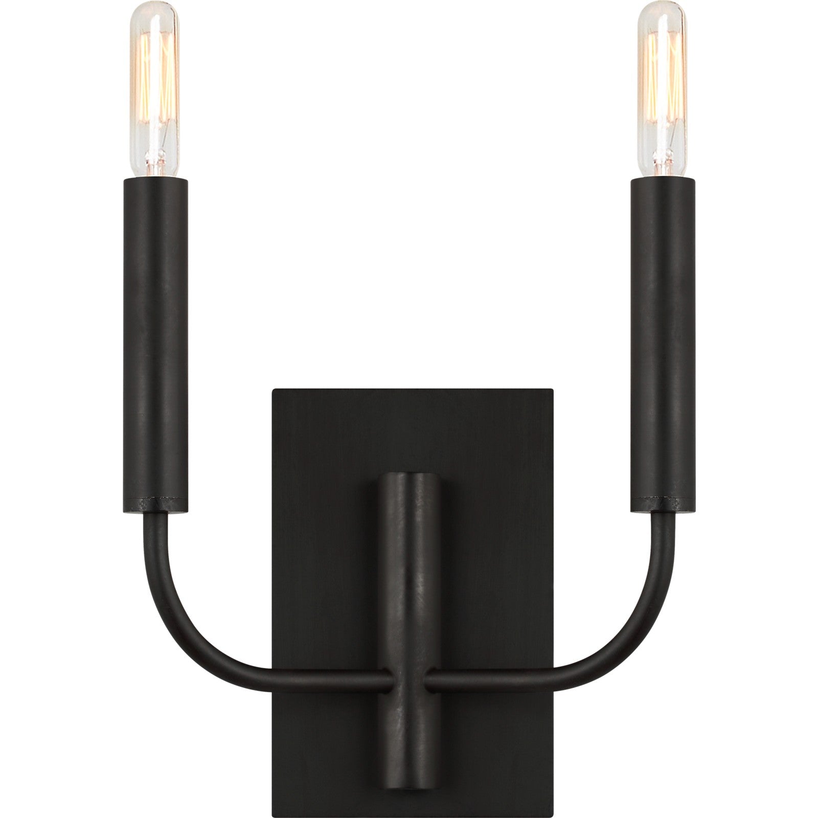 Brianna Double Sconce Burnished Brass - Visual Comfort Wall Lights