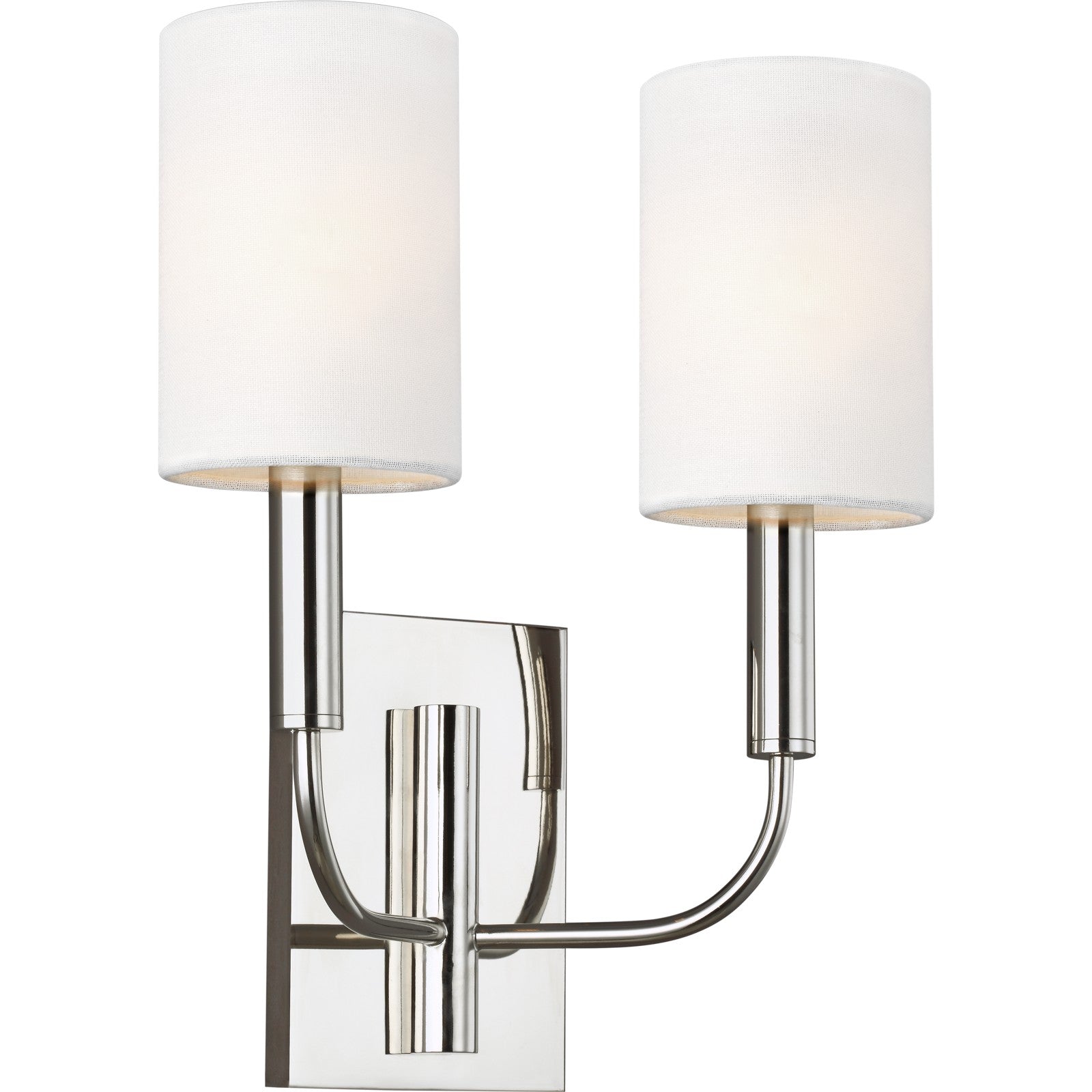 Brianna Double Sconce Burnished Brass - Visual Comfort Wall Lights
