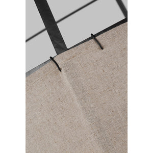 Dunne Wide Pendant in Aged Iron - Visual Comfort Ceiling Lights