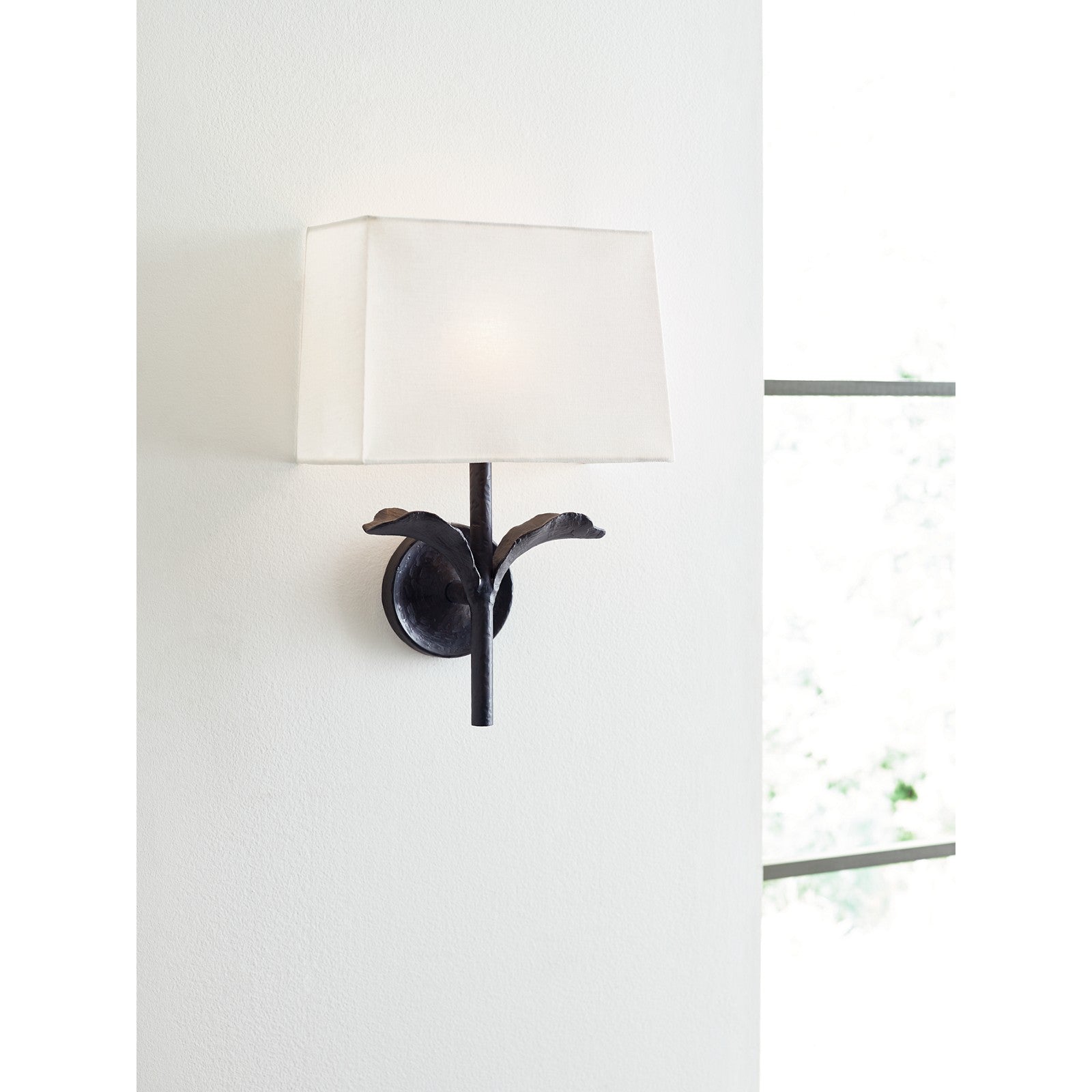 Georgia Sconce Aged Iron - Visual Comfort Wall Lights