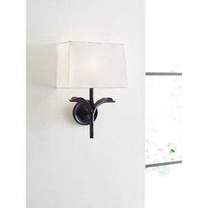 Georgia Sconce Aged Iron - Visual Comfort Wall Lights