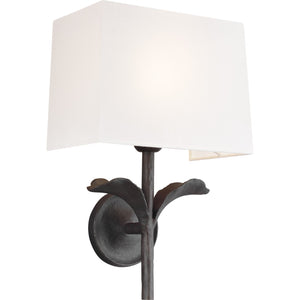 Georgia Sconce Aged Iron - Visual Comfort Wall Lights