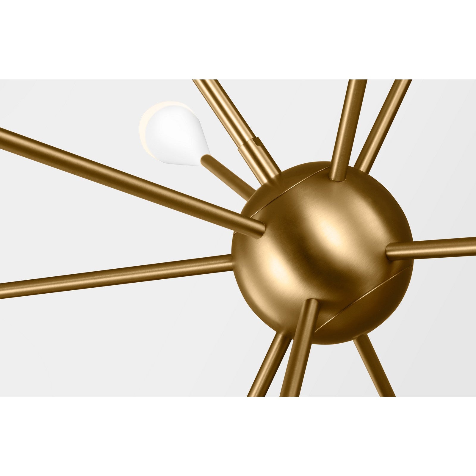 Jax Medium Chandelier Burnished Brass - Visual Comfort Ceiling Lights