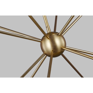 Jax Large Chandelier Burnished Brass - Visual Comfort Ceiling Lights