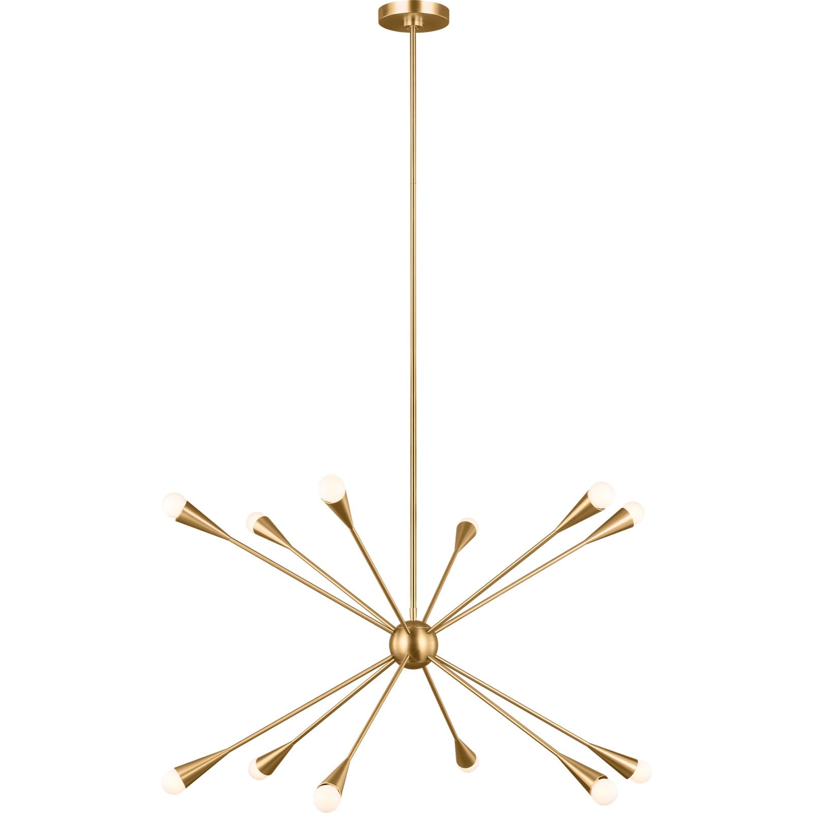 Jax Large Chandelier Burnished Brass - Visual Comfort Ceiling Lights