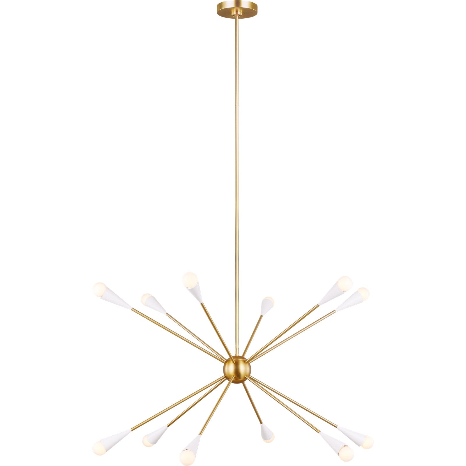 Jax Large Chandelier Burnished Brass - Visual Comfort Ceiling Lights