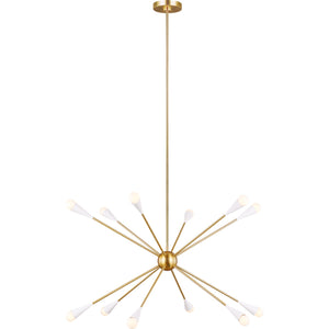 Jax Large Chandelier Burnished Brass - Visual Comfort Ceiling Lights
