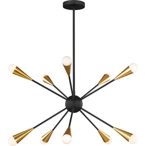 Jax Medium Chandelier Burnished Brass - Visual Comfort Ceiling Lights