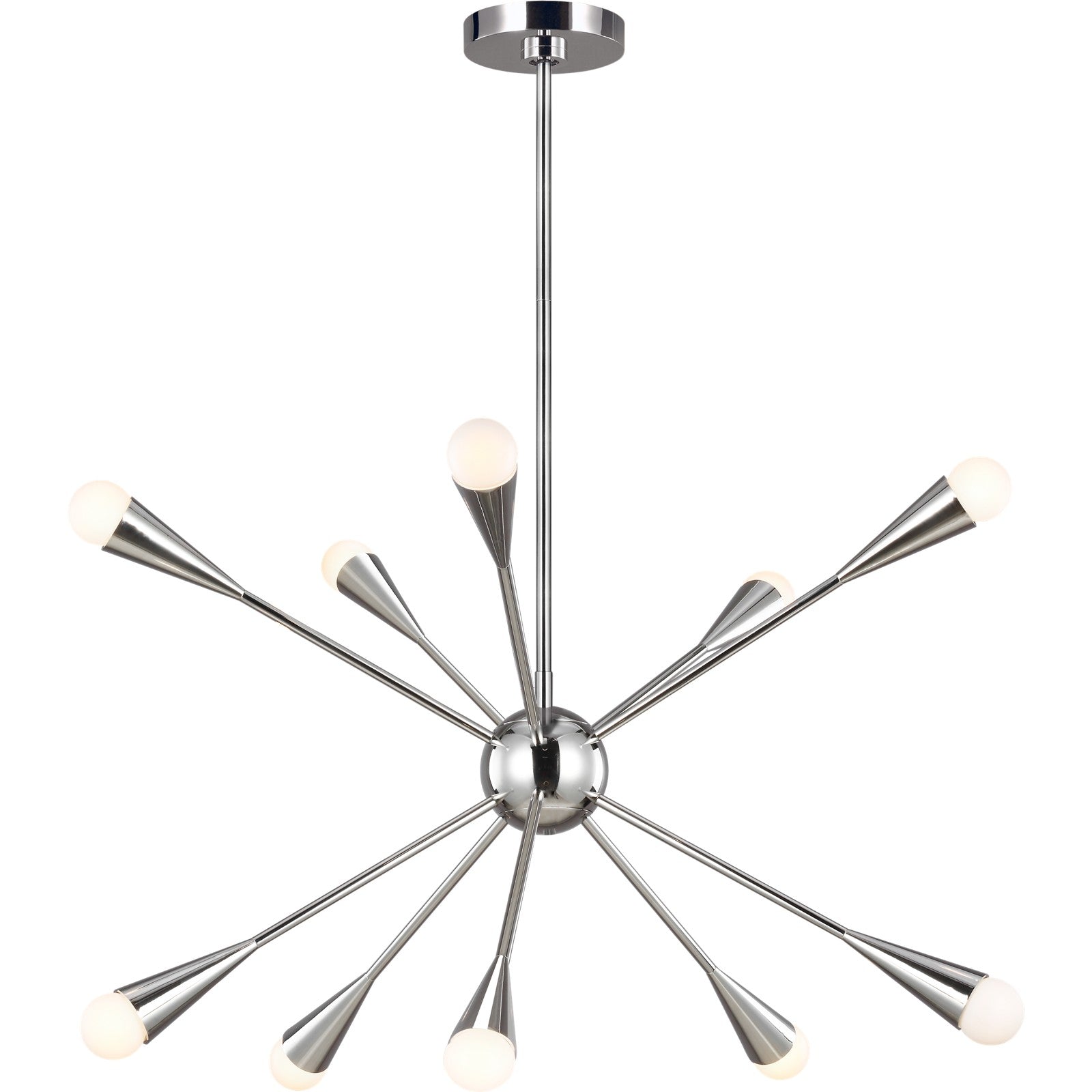 Jax Medium Chandelier Burnished Brass - Visual Comfort Ceiling Lights