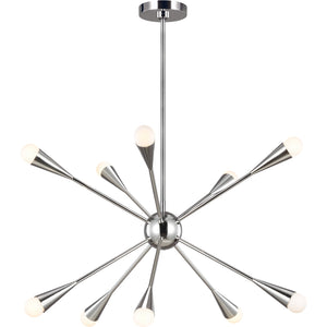 Jax Medium Chandelier Burnished Brass - Visual Comfort Ceiling Lights
