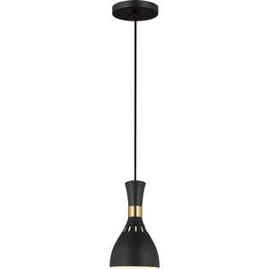 Joan Mini-Pendant Midnight Black - Visual Comfort Ceiling Lights