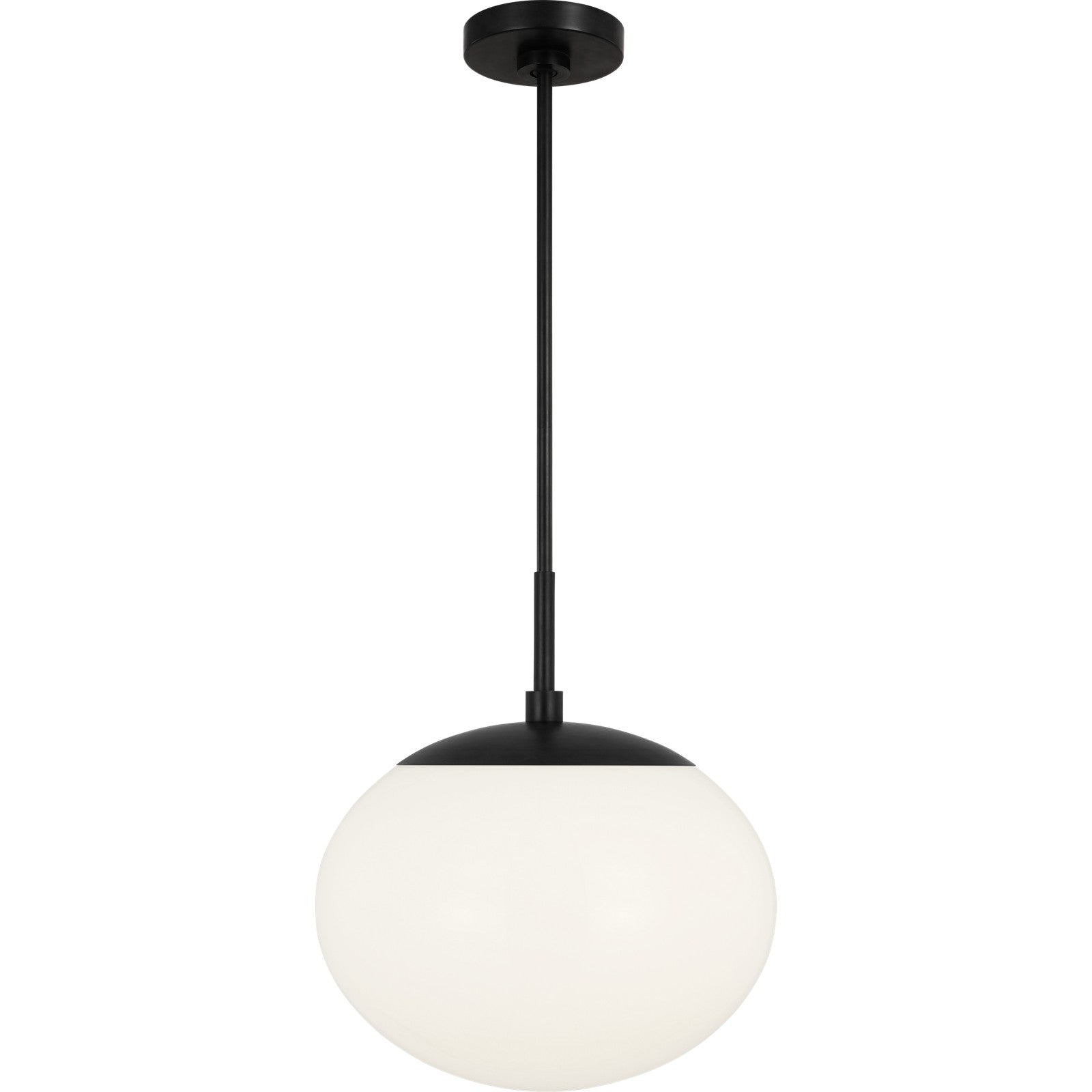 Lune Pendant Aged Iron - Visual Comfort Ceiling Lights