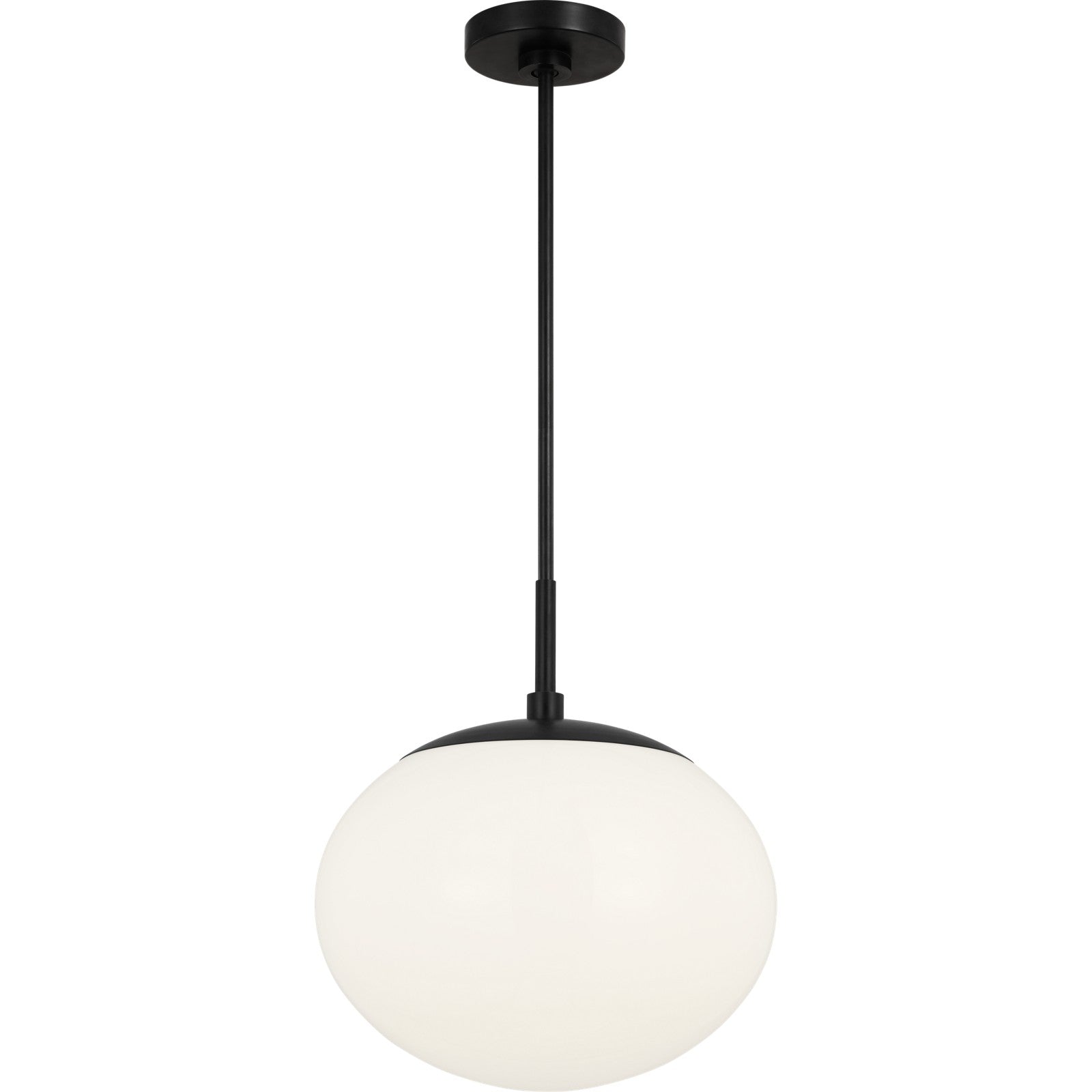 Lune Pendant Aged Iron - Visual Comfort Ceiling Lights