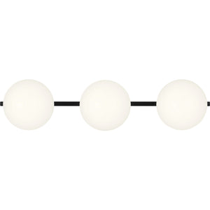 Lune 3 - Light Vanity Aged Iron - Visual Comfort Wall Lights