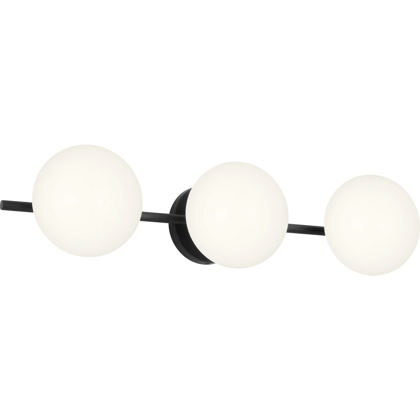 Lune 3 - Light Vanity Aged Iron - Visual Comfort Wall Lights