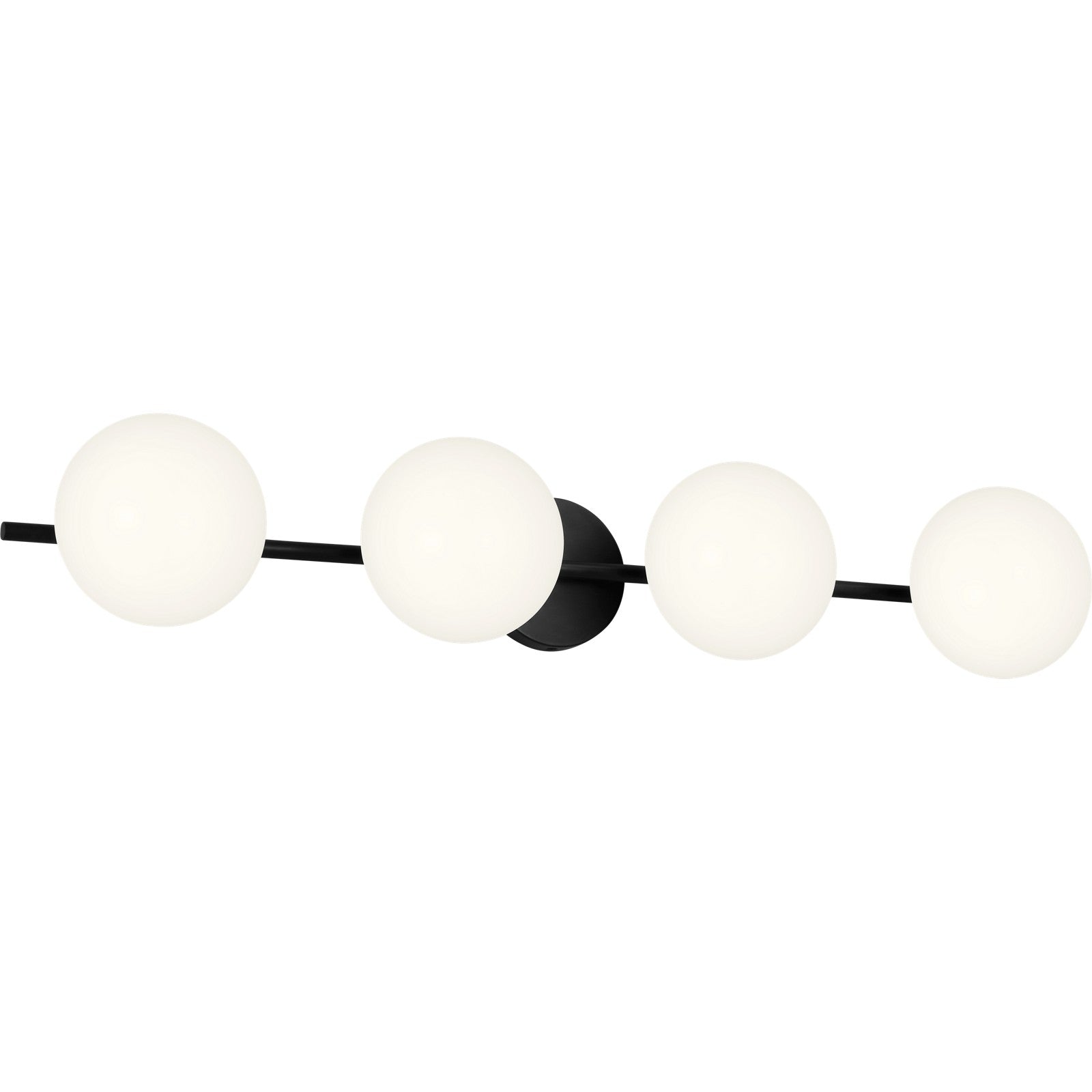 Lune 4 - Light Vanity Aged Iron - Visual Comfort Wall Lights
