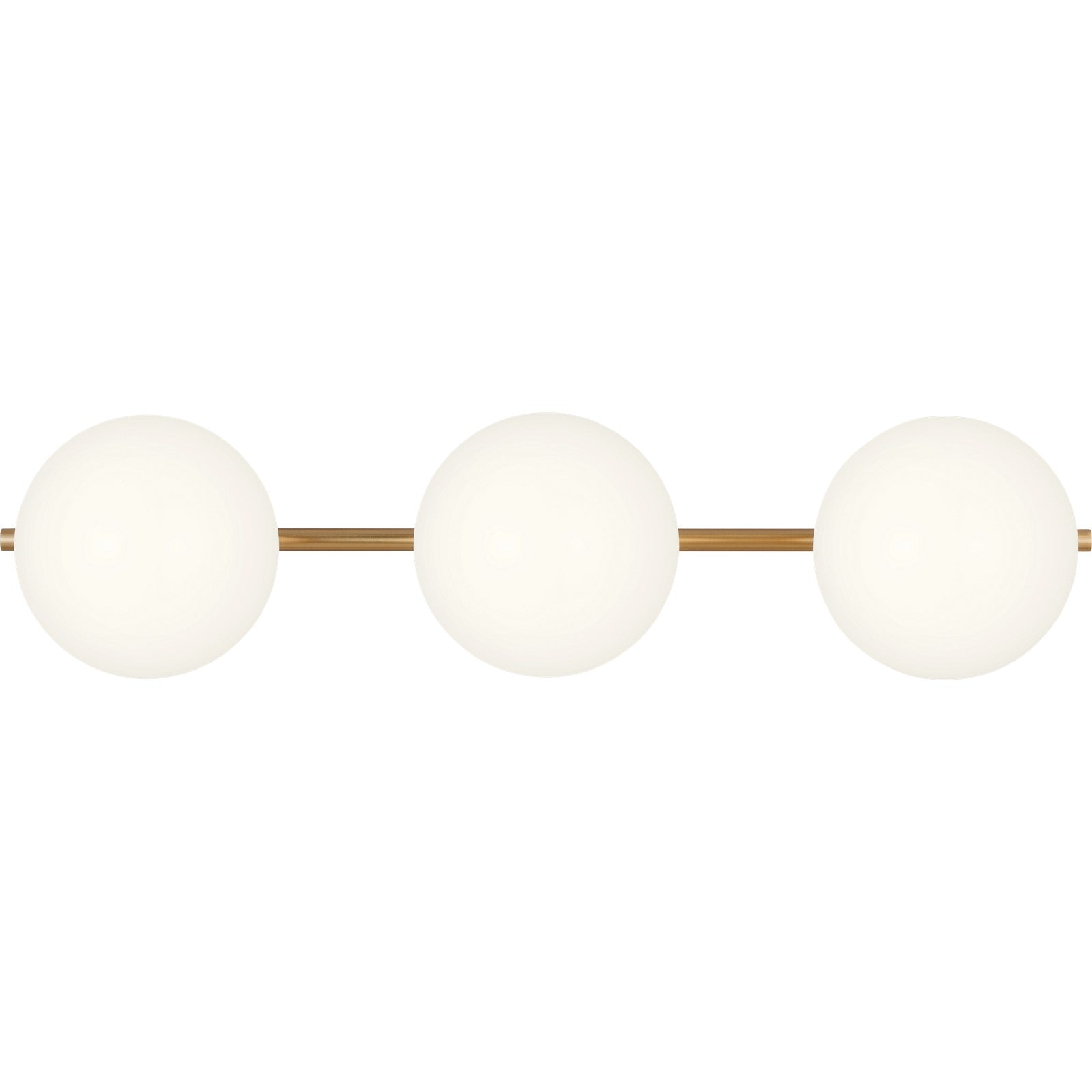 Lune 3 - Light Vanity Aged Iron - Visual Comfort Wall Lights