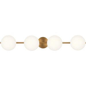 Lune 4 - Light Vanity Aged Iron - Visual Comfort Wall Lights