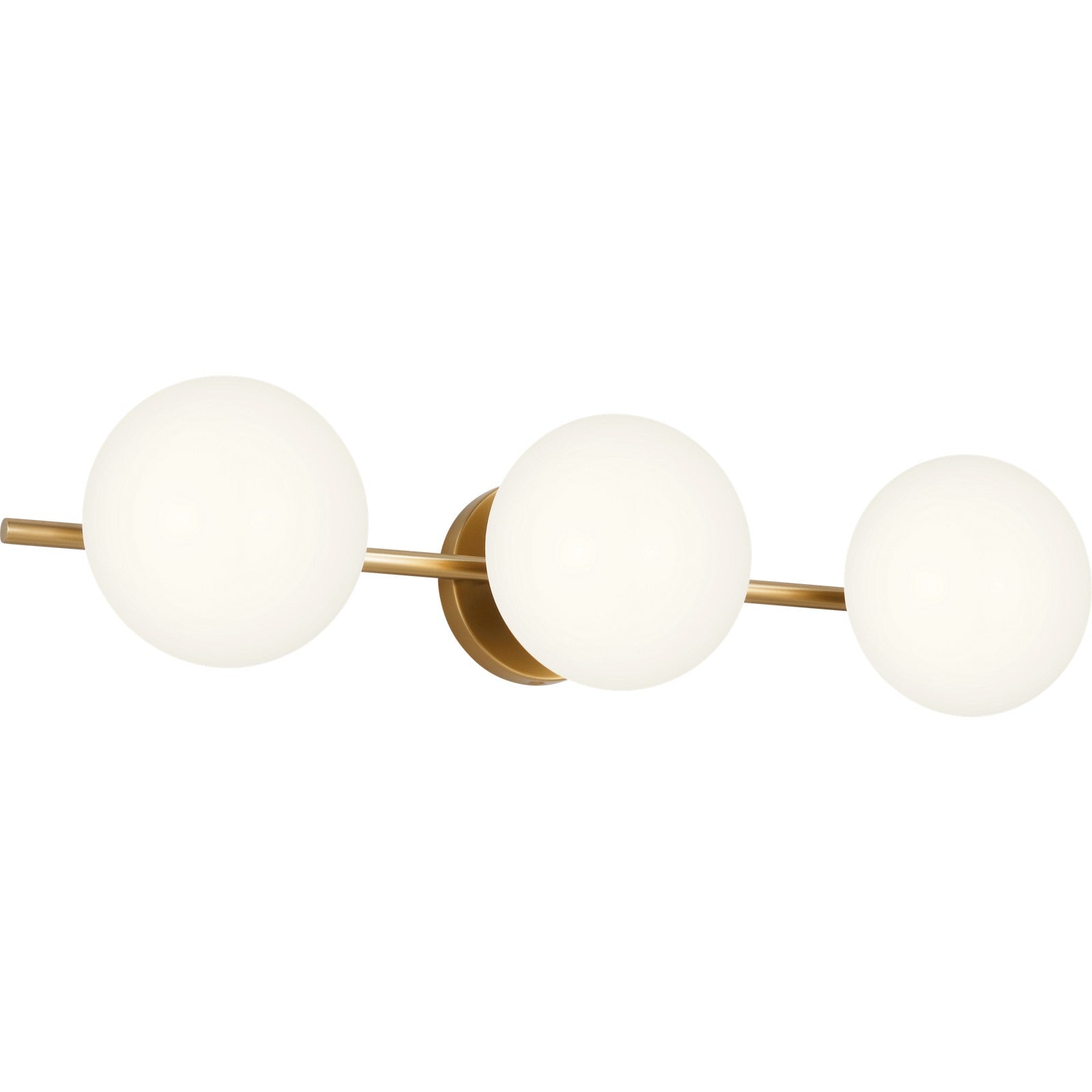 Lune 3 - Light Vanity Aged Iron - Visual Comfort Wall Lights