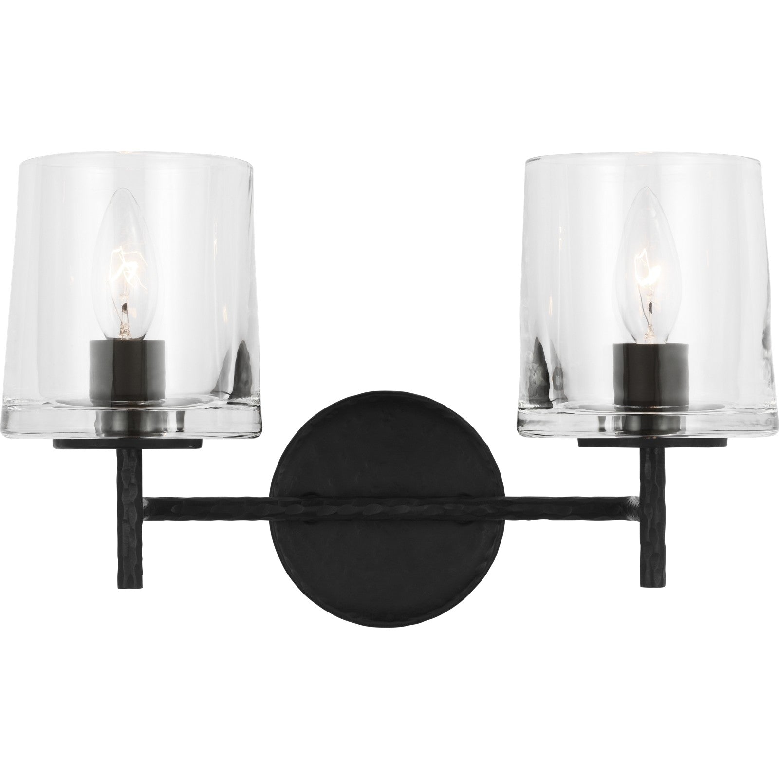 Marietta 2 - Light Vanity Aged Iron - Visual Comfort Wall Lights