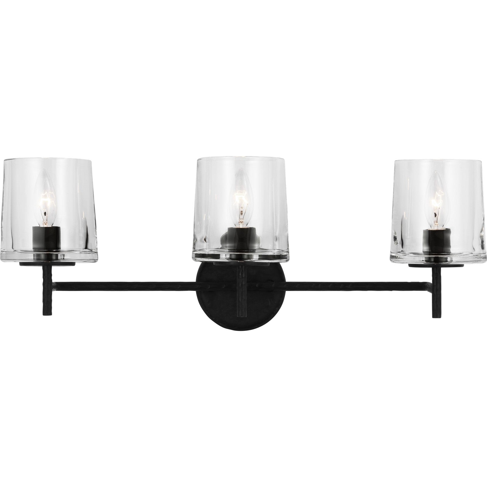 Marietta 3 - Light Vanity Aged Iron - Visual Comfort Wall Lights