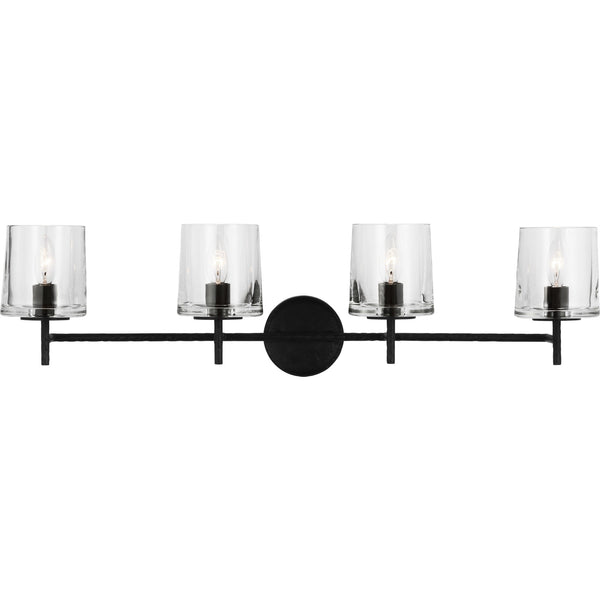 Marietta 4 - Light Vanity Aged Iron - Visual Comfort Wall Lights