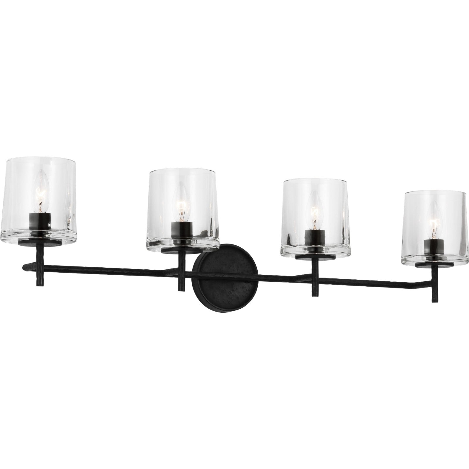 Marietta 4 - Light Vanity Aged Iron - Visual Comfort Wall Lights