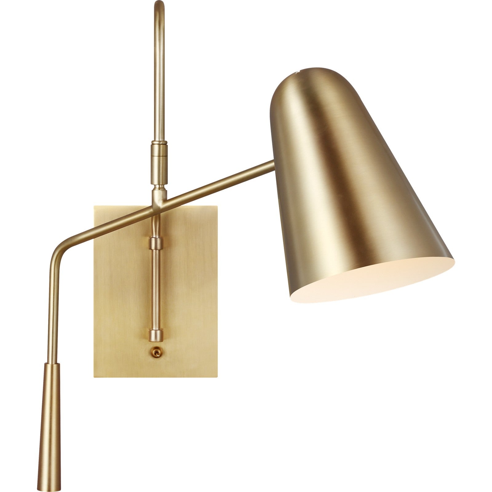 Simon Task Sconce Burnished Brass - Visual Comfort Wall Lights