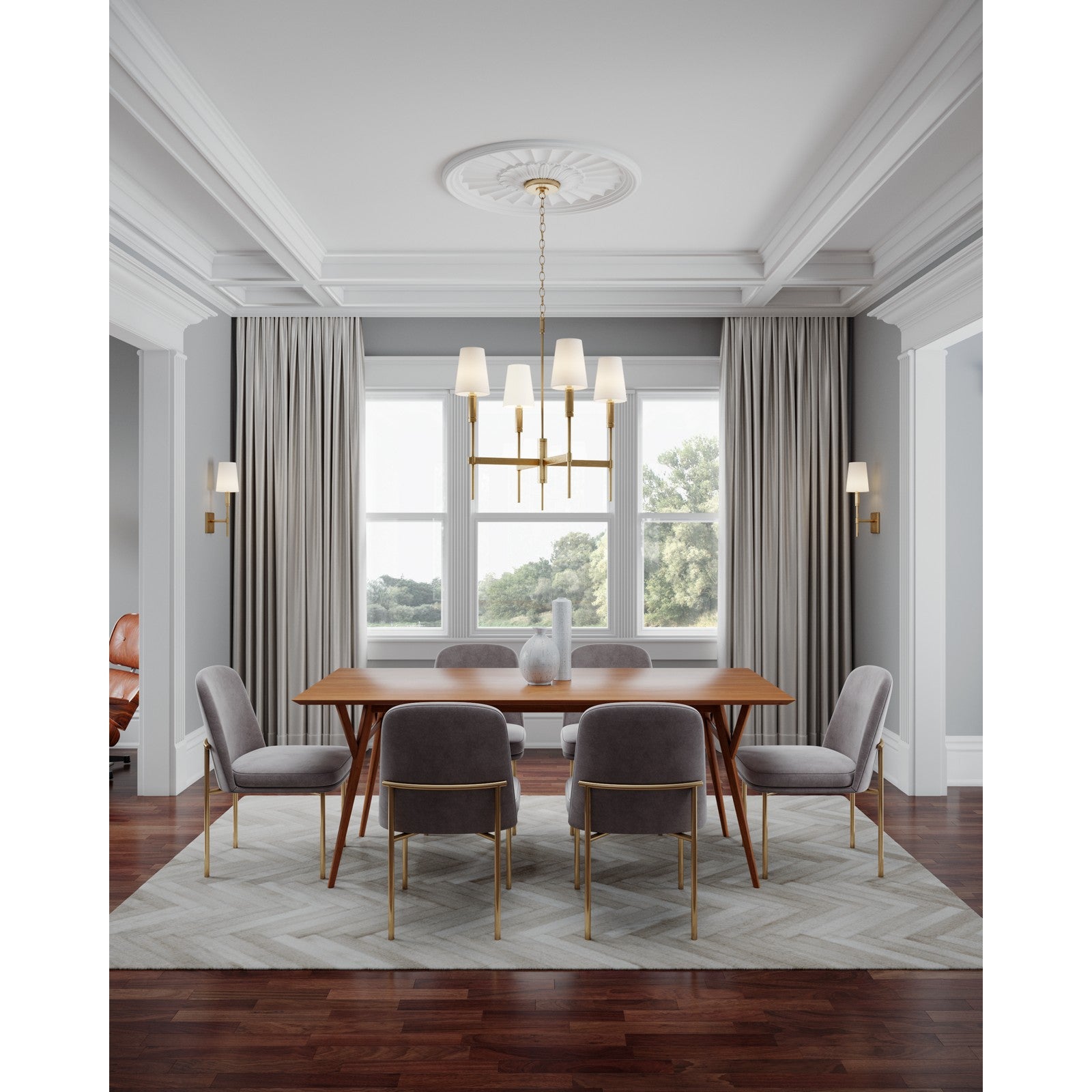 Beckham Classic Sconce in Burnished Brass - Visual Comfort Wall Lights