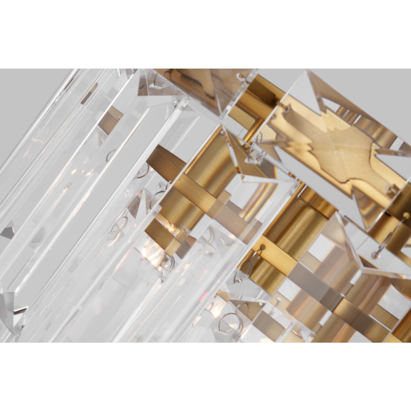 Arden Small Chandelier in Burnished Brass - Visual Comfort Ceiling Lights