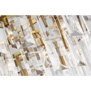 Arden Large Chandelier in Burnished Brass - Visual Comfort Ceiling Lights