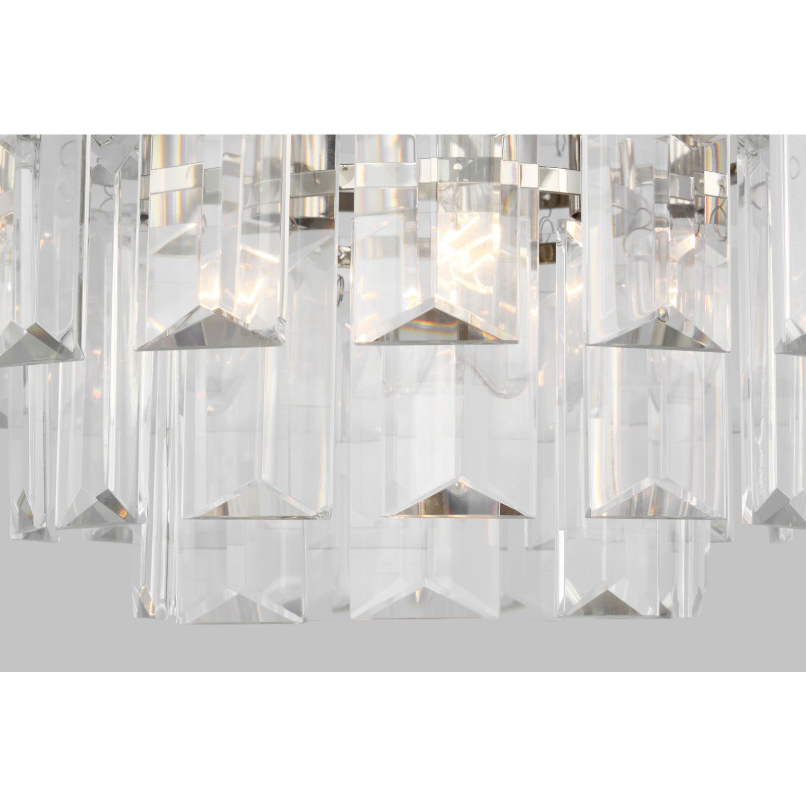 Arden Small Chandelier in Burnished Brass - Visual Comfort Ceiling Lights