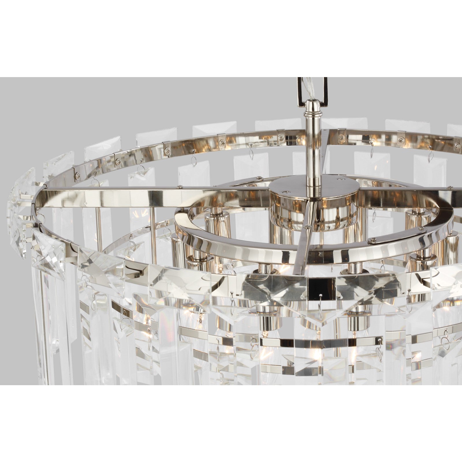 Arden Medium Chandelier in Burnished Brass - Visual Comfort Ceiling Lights