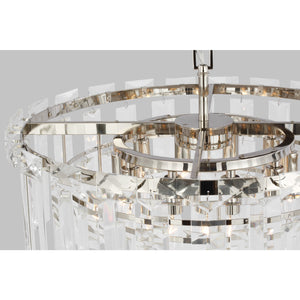 Arden Medium Chandelier in Burnished Brass - Visual Comfort Ceiling Lights