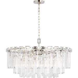 Arden Large Chandelier in Burnished Brass - Visual Comfort Ceiling Lights