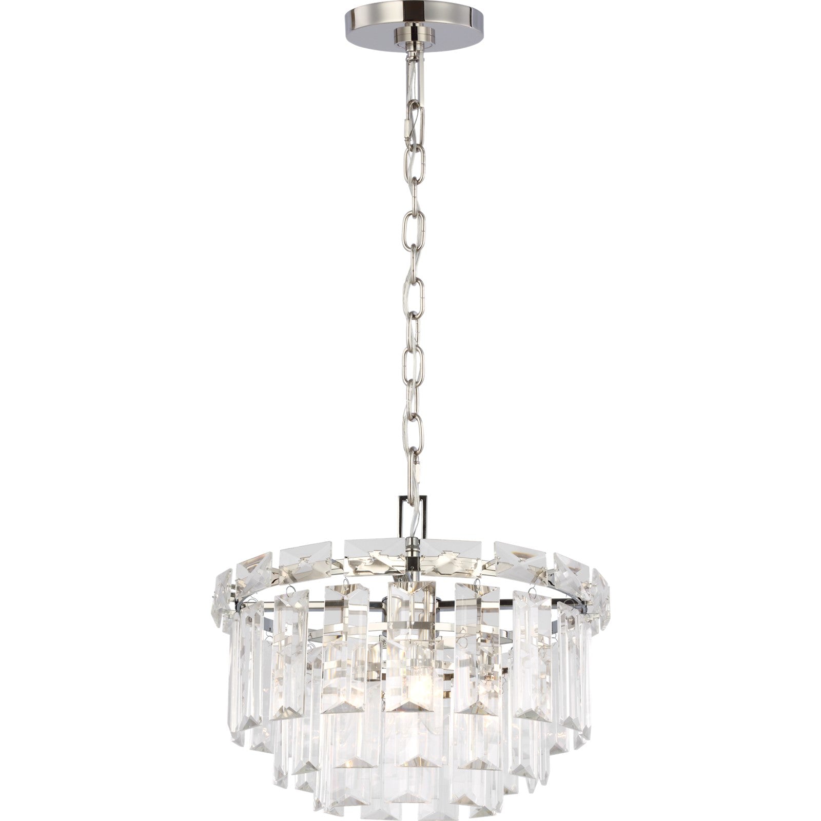 Arden Small Chandelier in Burnished Brass - Visual Comfort Ceiling Lights