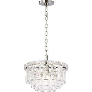 Arden Small Chandelier in Burnished Brass - Visual Comfort Ceiling Lights