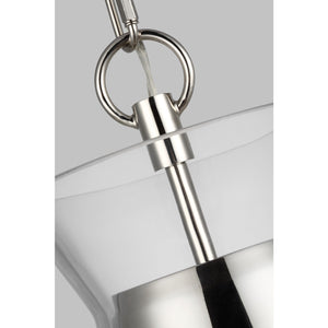 Atlantic Narrow Pendant Burnished Brass - Visual Comfort Ceiling Lights
