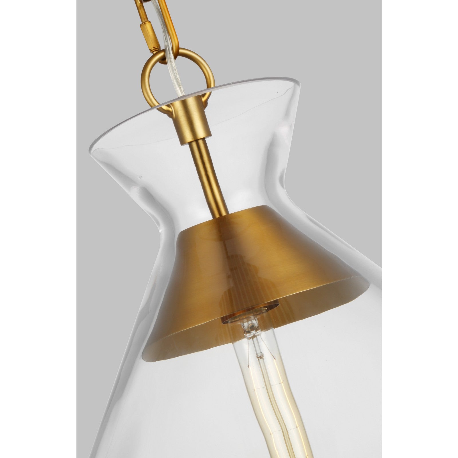 Atlantic Wide Pendant Burnished Brass - Visual Comfort Ceiling Lights