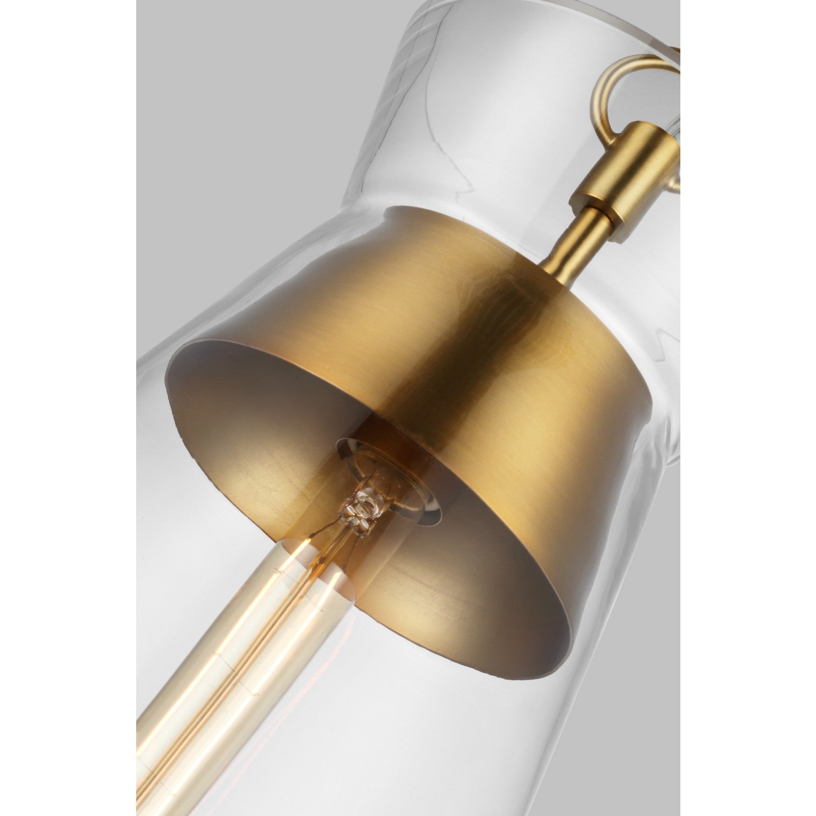 Atlantic Narrow Pendant Burnished Brass - Visual Comfort Ceiling Lights