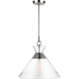 Atlantic Wide Pendant Burnished Brass - Visual Comfort Ceiling Lights