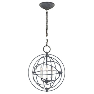 Bayberry Small Pendant Weathered Galvanized - Visual Comfort Ceiling Lights
