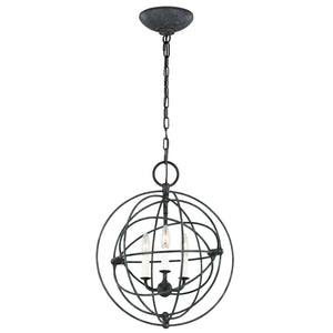 Bayberry Small Pendant Weathered Galvanized - Visual Comfort Ceiling Lights