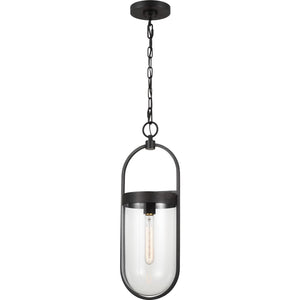 Blaine Small Pendant Aged Iron - Visual Comfort Ceiling Lights