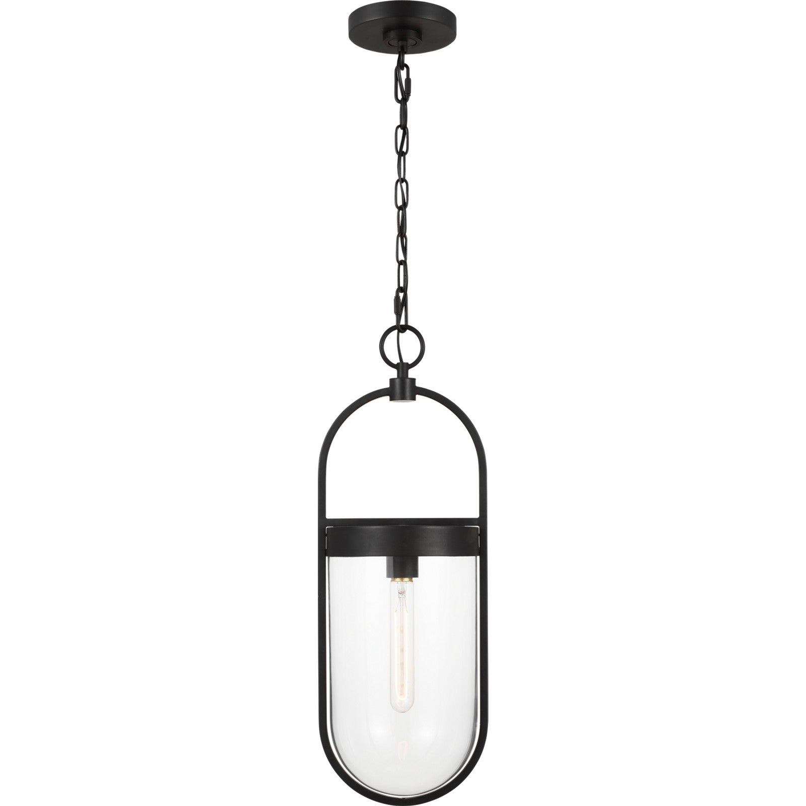 Blaine Small Pendant Aged Iron - Visual Comfort Ceiling Lights