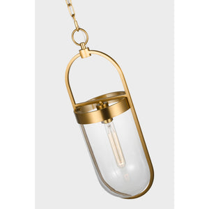 Blaine Small Pendant Aged Iron - Visual Comfort Ceiling Lights
