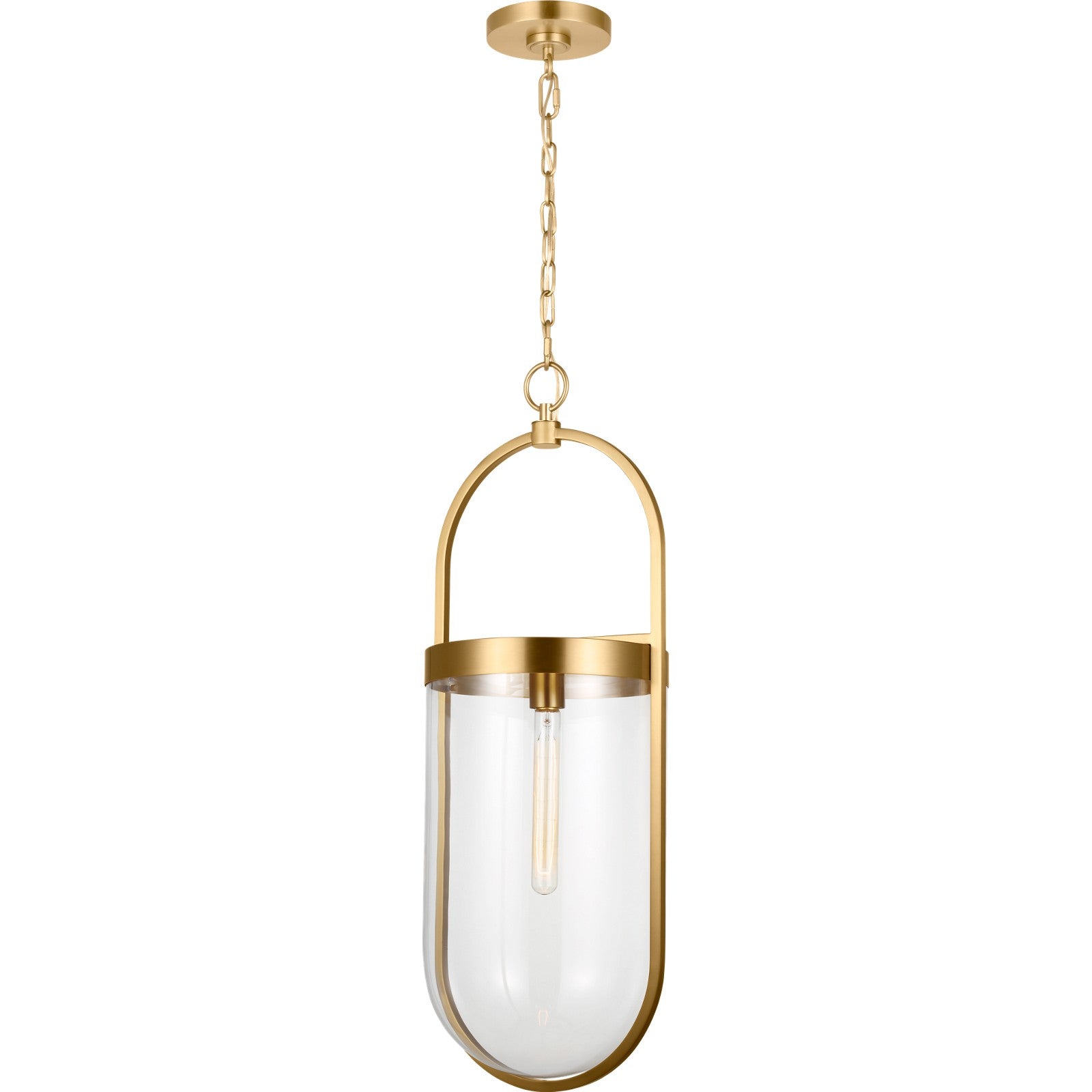 Blaine Large Pendant Aged Iron - Visual Comfort Ceiling Lights