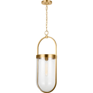 Blaine Large Pendant Aged Iron - Visual Comfort Ceiling Lights